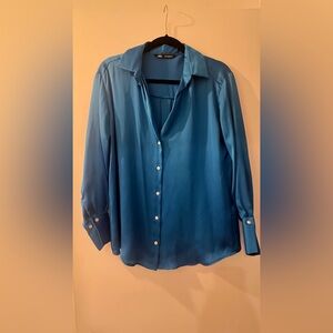 Zara women’s satin shirt size small